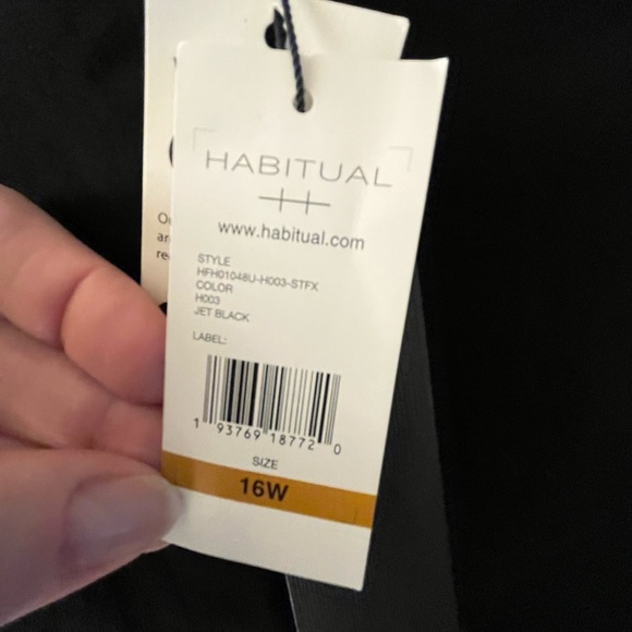 Habitual Classic Black Trousers​​ - Picture 3 of 4